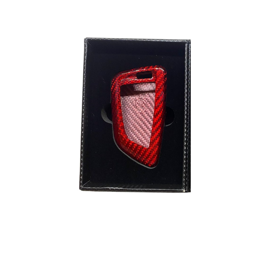 Funda de fibra de carbono para llave de BMW