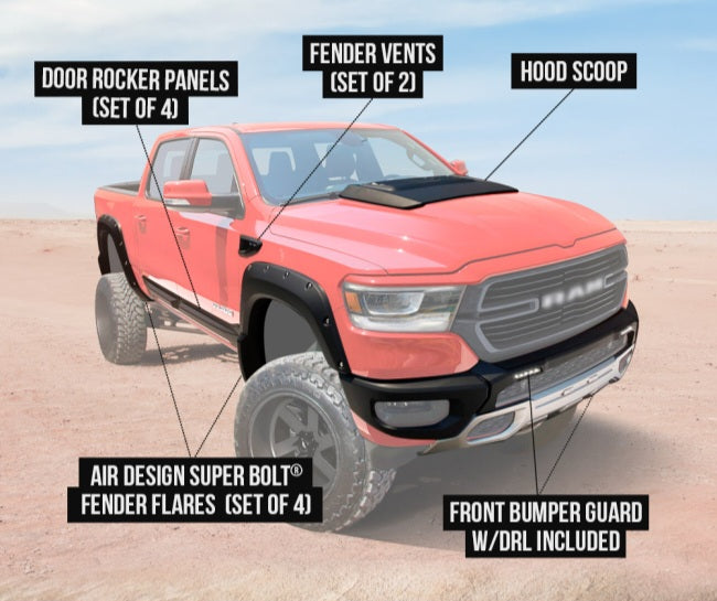 Defensa delantera para RAM 1500 DT 2019-2024