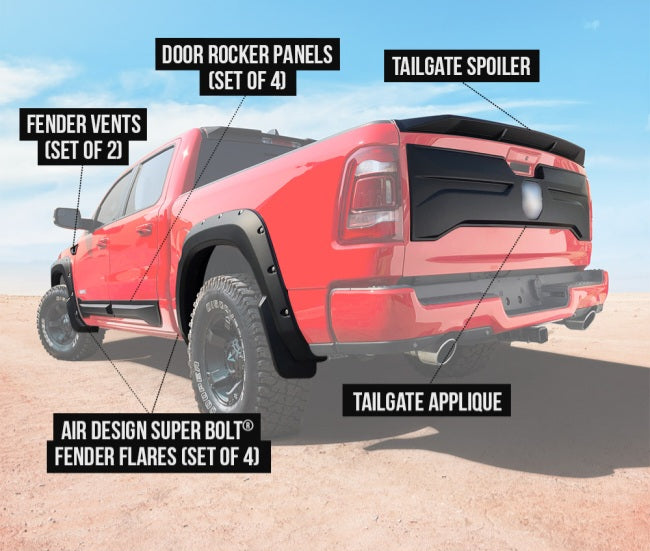Alerón para batea RAM 1500 DT 2019-2025