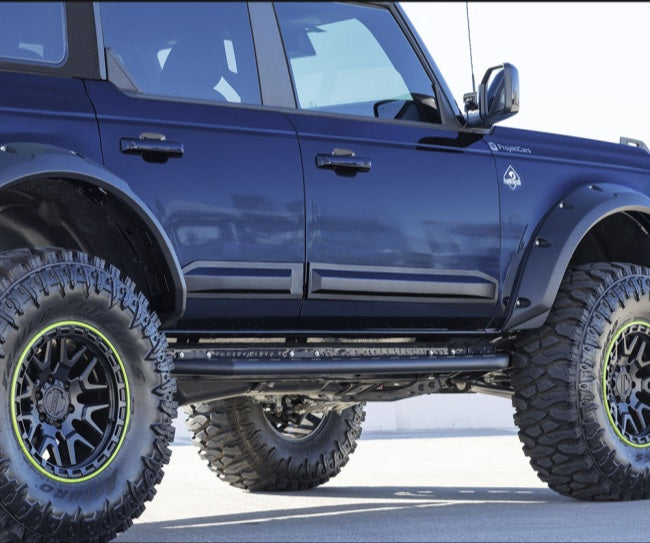 Juego de molduras laterales 4 puertas para Ford Bronco 2021-2025+