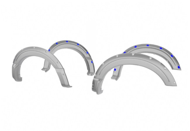 Salpicaderas para Ford F-250 Super duty Crew cab/short bed (6-3/4') 2023-2025+