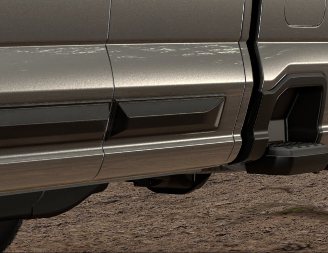 Molduras laterales para puertas F-250 Super Duty Super Cab 2023-2025+