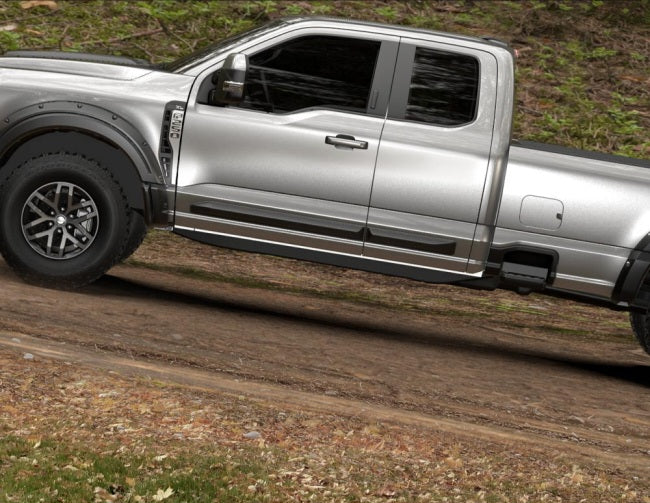 Molduras laterales para puertas F-250 Super Duty Super Cab 2023-2025+