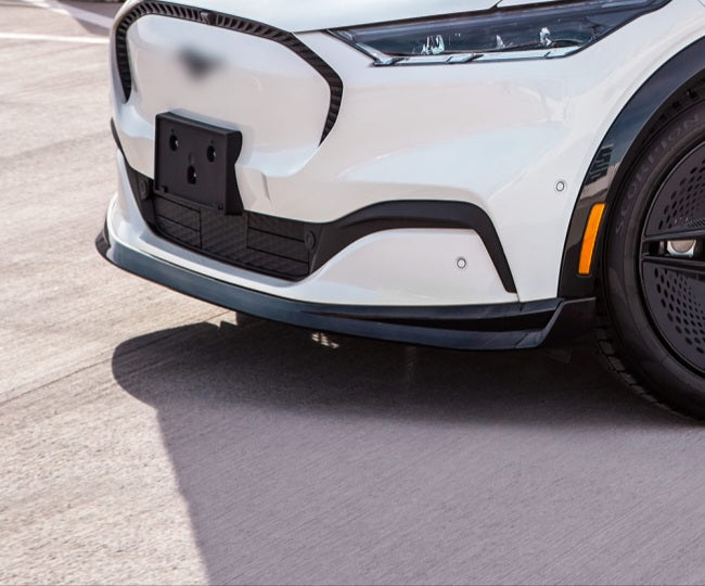 Spoiler delantero negro brilloso para Ford Mach-E 2022-2025