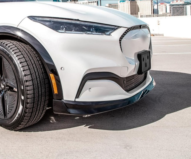 Spoiler delantero negro brilloso para Ford Mach-E 2022-2025