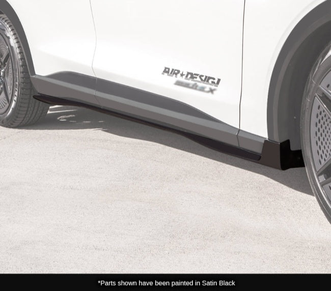 Juego de faldones laterales negro satinado para Ford Mach-E 2022-2025