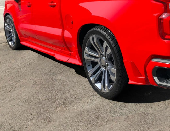 Faldones laterales para Chevrolet Silverado 1500 Crew Cab/Short box 2019-2025