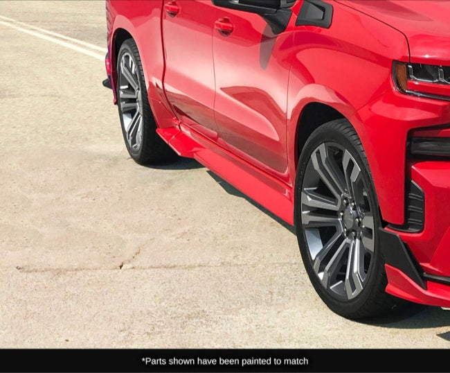 Faldones laterales para Chevrolet Silverado 1500 Crew Cab/Short box 2019-2025