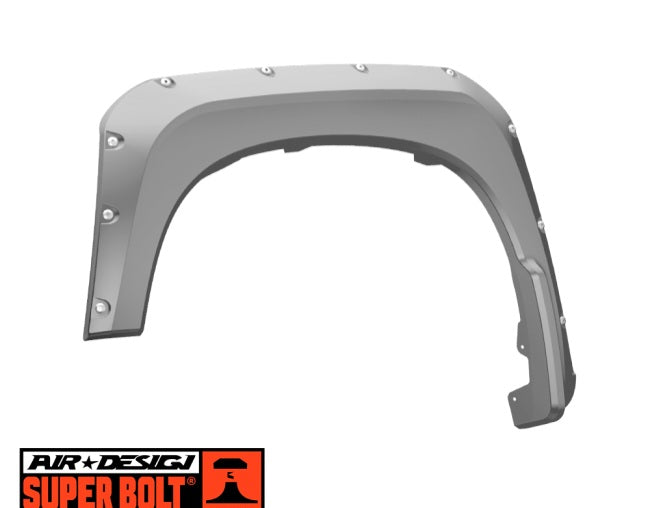 Salpicaderas Super Bolt para Chevrolet Silverado 1500 Short Box 69.92" 2022-2025+
