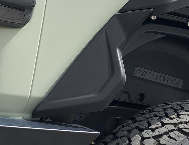 Salpicaderas Panther Pro con faldones y luz ámbar para Wrangler JL 2018-2025