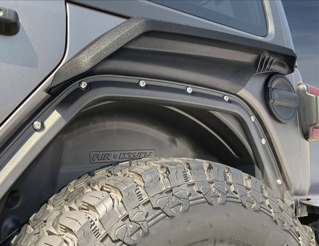 Salpicaderas High Top con faldones y luz LED para Wrangler JL 2018-2025