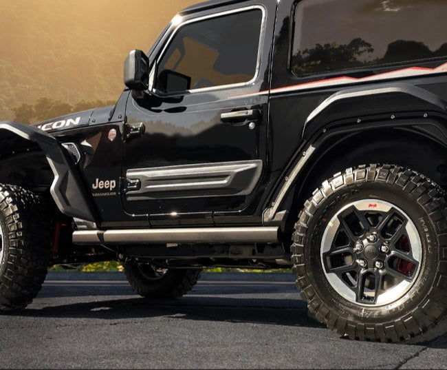 Juego de molduras laterales para 2 puertas Jeep Wrangler 2018-2025