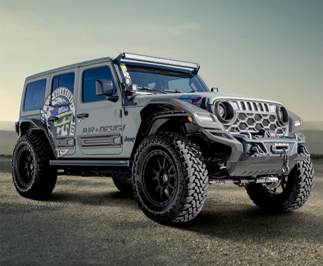 Juego de molduras laterales para 4 puertas Jeep Wrangler JL 2018-2025
