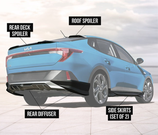 Alerón trasero para KIA K3 sedan 2024-2025+