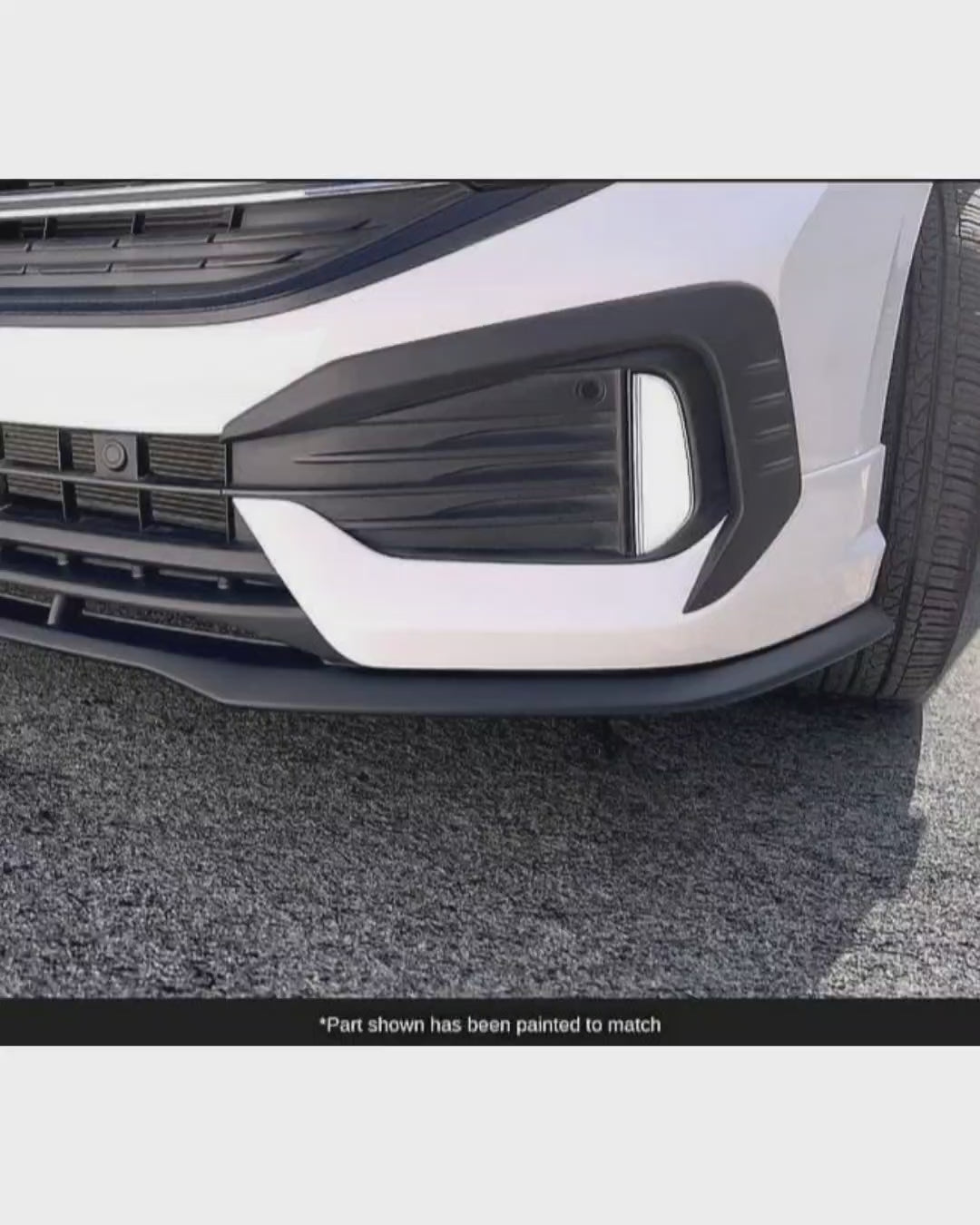Spoiler delantero con splitter para Jetta Mk7 2022-2024