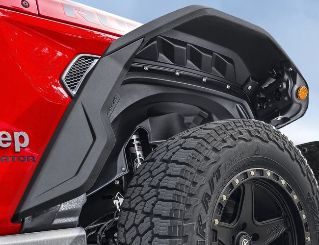 Salpicaderas Con Faldon Y Luz Ámbar para Jeep Gladiator Jt 2019-2025