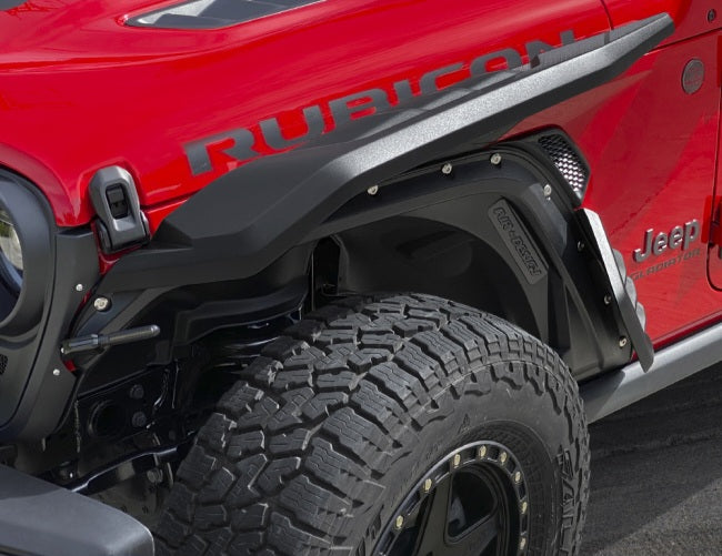 Salpicaderas Con Faldon Y Luz Led para Jeep Gladiator Jt 2019-2025