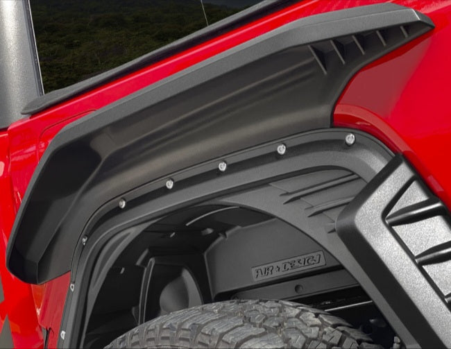 Salpicaderas Con Faldon Y Luz Led para Jeep Gladiator Jt 2019-2025